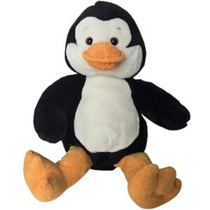 Build A Bear Playful Penguin Plush 12" Black White Stuffed Animal Vintage Zoo